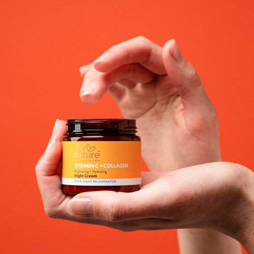 BY NATURE FROM NEW ZEALAND Vitamin C + Collagen Brightening + Hydrating Night Cream