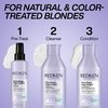 Redken Blondage High Bright Pre Treatment | Brightens and Lightens Color-Treated and Natural Blonde Hair Instantly | Infused with Vitamin C