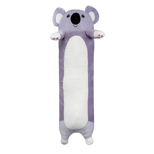 28 inch Cute Koala Plush Pillow Cartoon Stuffed Animal Doll Toys Soft Body Sleeping Hugging Long Pillow Cylindrical Back Cushion Bed Sofa Couch Cuddly Pillow Home Decor Christmas Birthday Gift