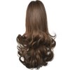 HSPCYGG Brown Ponytail Extensions Fake Claw Clip Ponytails Synthetic Hair Extension 12" Wavy 3.8 OZ Curly Hairpieces Women Wig Yaki Fluffy&not Tangled