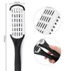 Hair Straightener Brush, Professional V Shaped Clamp Styling Comb Hair Straightening Comb Hairdressing Tool Daily Hair Care for Home Hair Salon Barber Shop and Travel Use