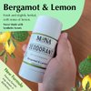 MONA BRANDS All Natural Magnesium Deodorant for Women & Men | Baking Soda & Aluminum Free (Bergamot Lemon) 2.65oz