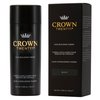CROWN Hair Building Fibers for Fine & Thinning Hair (BLACK) - Instantly Create Thicker Fuller Looking Hair - Best Natural Keratin Hair Loss Concealer - 13 Shades for Men & Women (0.99oz)