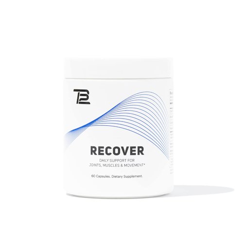 TB12 Recover - Premium Natural Recovery Supplement with Tart Cherry, Egg Membrane, Curcumin, and Boswellia to Support Muscle Recovery, Joint Mobility, and a Healthy Inflammatory Response