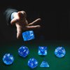 Laochoes Role Playing Dice,D&D RPG Dice,Dungeons and Dragons Dice Set,Mystery Dice,Polyhedral Dice,10 Sided Dice,D20 (Blue)