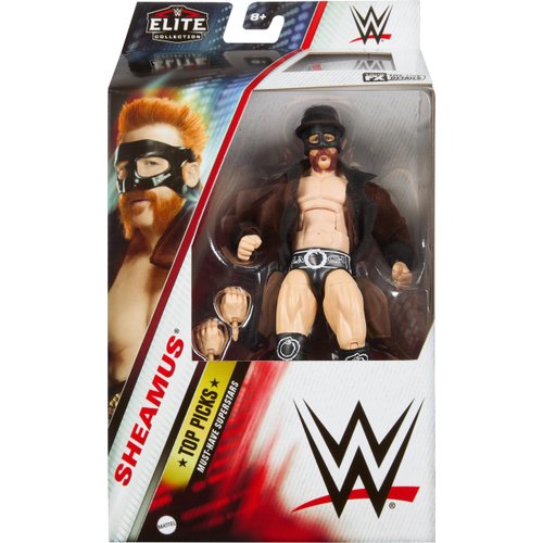 Mattel WWE Elite Collection Top Picks Action Figure & Accessories Set, Sheamus 6-inch Collectible with Swappable Hands, Ring Gear & 25 Articulation Points