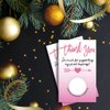 Haizct 50 Pack PinkThank You Blank Gift Certificate Scratch Off Cards for Small Business, Spa Beauty Makeup Hair Salon, Bridal Shower, Baby Shower, Country Wedding (Thank You CardF), Silver-GK091