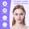 Face Lift Tapes, Invisible Stickers with Fixed Rope, Instant Wrinkle Lifting Patches Neck Eye Tape for V-Line Face(8pcs Elastic Bands 40pcs Replacement Tapes)