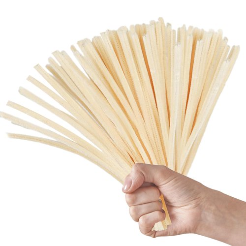 100PCS Skin Color Pipe Cleaners,Colored Pipe Cleaners for Crafts,Pipe Cleaners Set,Pipe Cleaner Craft,Art and Craft Supplies