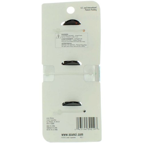 Scunci No Slip Grip Jaw Clips, 0.3 Ounce