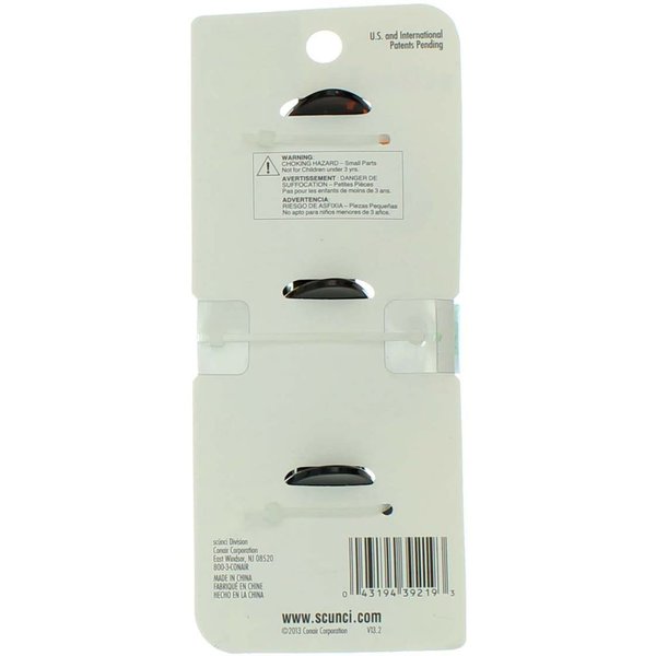 Scunci No Slip Grip Jaw Clips, 0.3 Ounce