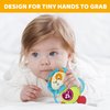 KiddoLab Musical Caesar Teething Toy for 3 Months and Up - Baby Teether, Rattle & Musical Toy with Lights & Fun Sound Effects - Baby Hanging Toy Easily Fits to Crib, Stroller and Car Seats