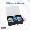 BCW Prime X4 XL Gaming Box | Playing Card Storage Box for Decks and Game Accessories, Includes Removable Dividers and Dice Trays | Trading Card Storage Box for Gaming | Pokemon, MTG, Naruto Cards