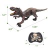 Remote Control Dinosaur Toys for Kids 3-5, 5-7, 8-12, 10-12, Electronic RC T Rex Dino Robot Toy for Boys, Top Christmas & Birthday Gifts for 6 7 8 9 10 11 & 12 Year Old Boys (Color: Brown)