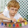 Chivao Mini Ninja Figurines (100 Pack) - Assorted Warriors, Party Favors, Cake Toppers & Playset for Ninja Birthdays