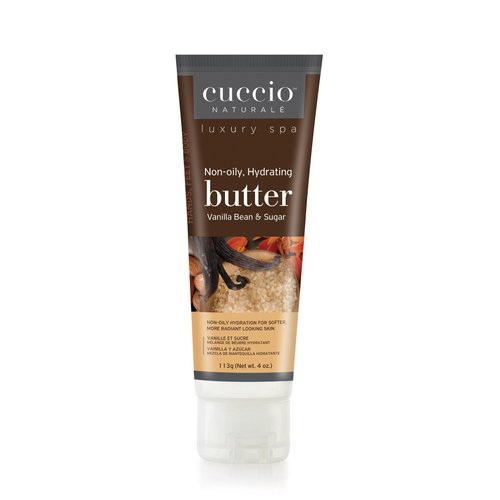Cuccio Naturale Butter Blends - Ultra-Moisturizing, Renewing, Smoothing Scented Body Cream - Deep Hydration For Dry Skin Repair - Made With All Natural Ingredients - Vanilla Bean & Sugar - 4 Oz
