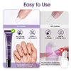 Gellen Gel X Nail Glue, U V Nail Glue Gel for Nail Tips, Semi Solid Nail Glue 4 in 1 Super Sticking Gel X Nail Glue for Press on Nail, Multifunctional Rhinestone Glue for Nails