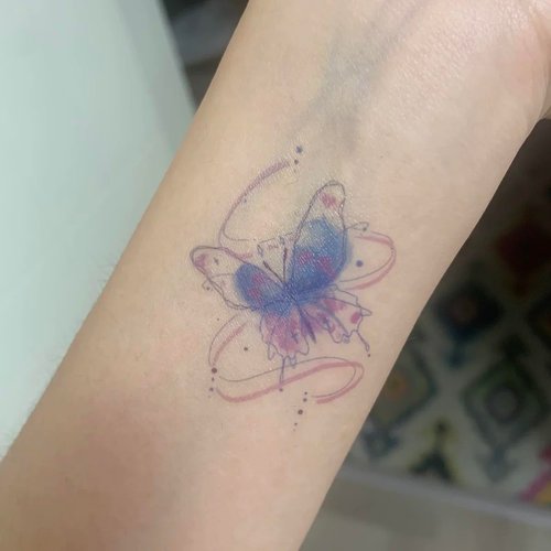 6 Sheets Realistic Butterfly Temporary Tattoos for Women, Girls, and Kids