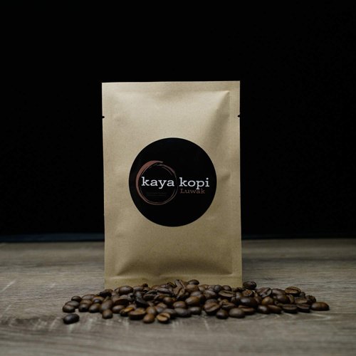 Premium Kopi Luwak From Indonesia Wild Palm Civets Arabica Coffee Beans (Kopi Luwak Light Roast, 3.52 Ounce (Pack of 1))