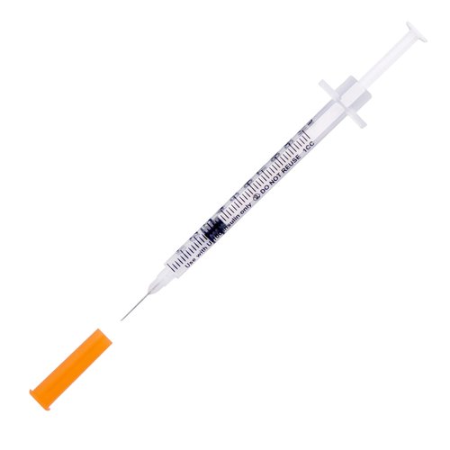 Brandzig Insulin Syringes 29G 1cc 1/2" 100-Pack