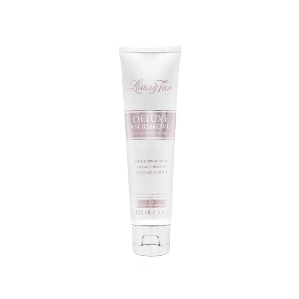 Loving Tan Deluxe Tan Remover Gel - Effective & Gentle Self Tanning Remover, Self Tanner Remover Suited for All Skin Types - Cruelty Free, Sulphate, Paraben & PEG Free - 3.3 Fl Oz