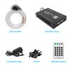 AMKI Shooting Stars Meteor Effect Fiber Optic Lights Kit,18 Holes LED Light Engine with Bluetooth+RF Remote Control LED Optical Fiber Cables Strands (108pcs*0.04in*13.1ft)