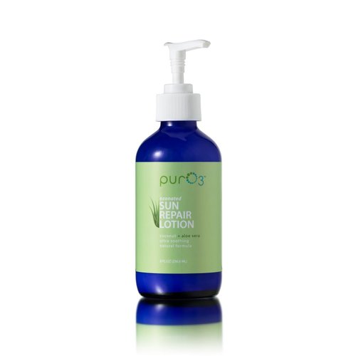 Pur O3 Sun Repair Lotion - After Sun Lotion with Aloe Vera and Ozonated Coconut Oil - After Sun Moisturizing Lotion for all Skin Types - After Sun Care Lotion - Sunburn lotion, 8 Fl Oz