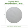 Regency Wraps Parchment Paper Circles For Round Cake Pans, Greaseproof Liners for Non-Stick Baking, 8" (Pack of 100), White