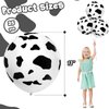 LovesTown 25PCS Cow Print Balloons, 12" Cow Balloons Latex Balloons for Children Party Cowboy Theme Birthday Party Favor