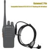 Case of 10, Retevis Walkie Talkies Earpiece with Mic 2 Pin Acoustic Tube Headset Compatible with Baofeng UV-5R Retevis H-777 RT21 RT22 Arcshell AR-5 Two Way Radio