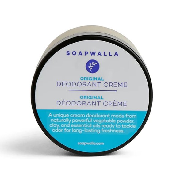 Soapwalla - Natural Aluminum-Free Deodorant Cream (Original) | Vegan, Cruelty-Free, Clean Skincare (Full Size, 2 oz | 57 g)