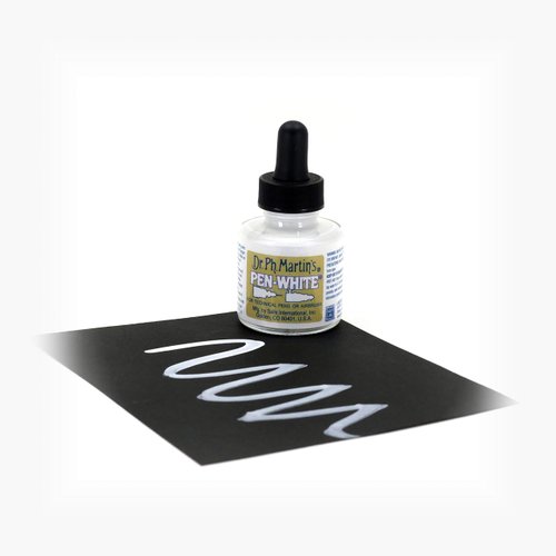 Dr. Ph. Martin's Pen-White Ink Bottle, 1 Fl Oz (Pack of 1)