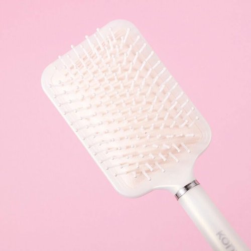Generic Square Air Cushion Massage Hair Comb, Pink