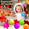 VintageⅢ Baby Sensory Toy, Infant Sensory Squeeze Ball Texture Multi Massage Soft Balls Set, 6 Pieces by