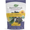 Nature's Way Sambucus Zinc Lozenges with Elderberry and Vitamin C, Honey Lemon Flavor, 24 Lozenges