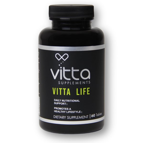 Vitta Life Tabs | Multivitamin with Vitamin A, Vitamin C, Vitamin D, Thiamin B1, Riboflavin B2, Niacin, Vitamin B6, Vitamin B12, Pantothenic Acid, Calcium, Phosphorus | 60 Tabs
