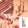 Nude Brown Lip Gloss Lip Plumper Gloss Tinted Glitter Lipgloss Lip Oil Teens Moisturizing Lipstick Lip Balm High Shine And Vegan Plumping Lip Gloss For Women Girls Long-Lasting Dry Lip Care (02)
