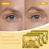 Cabaubl 30 Pairs Under Eye Patches,Gold Under Eye Mask,Eye Masks Skincare Enriched with Collagen,Eye Patches for Puffy Eyes and Dark Circles,Undereye Bags,Reduce Wrinkles,Anti-Aging