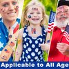 64PCS Veterans Day Temporary Tattoos, Patriotic Party Face Body Decor, American Flag Fourth of July Long Lasting Tattoo Stickers for 4th of July Parade and Gathering Accessories, Thank You Veterans