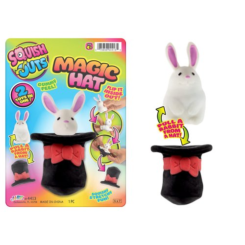 JA-RU Mini Rabbit Squishies (1 Fidget Toys) Cute Animal Squishy Toys for Kids. Mochi Squishy Stress Balls. Bulk Party Favors, Treasure Box Prizes, Easter Basket Stuffers. 4413-1