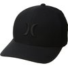 Hurley Men's Dri-Fit One & Only Flexfit Baseball Cap, Black/Black, L-XL