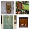 2.75 Inch Adhesive House Numbers, Mailbox numbers, Street Door Numbers, Self-stick Address Signs for Apartments, Double Silver Number 1