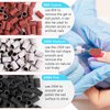 Difenni Sanding Bands for Nail Drill,Nail Drill Bits Sanding Bands 300pcs Coarse Medium Fine 80#150#240# Nail Sanding Bands with Rainbow 3/32" Mandrel Bit for Manicures and Pedicure