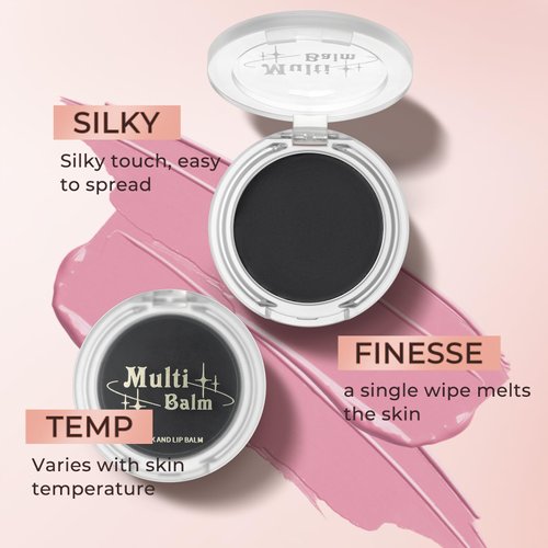 DLZZRS Black Cream Blush, Color Changing Blush For Cheeks And Lips Balm Tint Makeup Black Clear Crystal Blush Color Change pH Magic Waterproof Gel Natural Cheek Makeup Blendable Multi-Use Balm Makeup