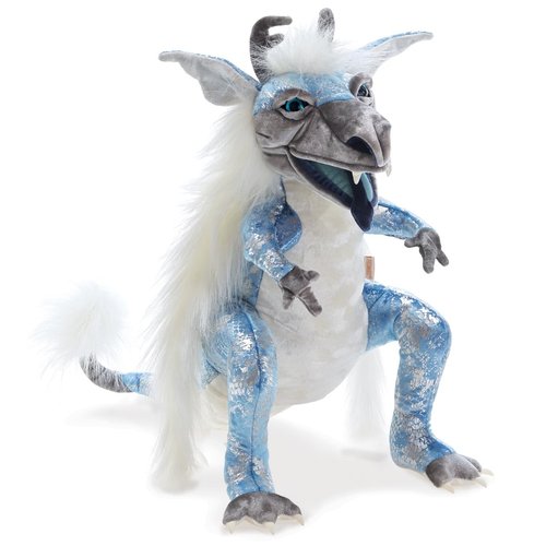 Folkmanis Ice Dragon Hand Puppet