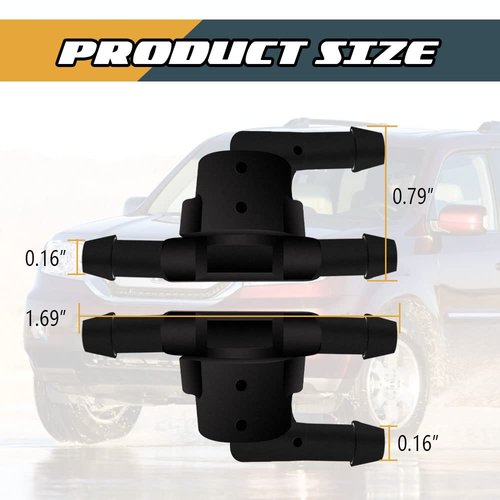 2 PCS Auto Replacement for Wiper Washer Windshield Check Valve, Wiper Washer Windshield Check Valve Suitable with T-o-y-o-t-a, Lexus, Replacement OEM #85321-28020