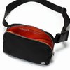 Black Belt Bag with Adjustable Strap, Pander Nylon Mini Fanny Pack for Outdoors Workout Traveling Casual Running Cycling, 1L