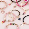 Make It Real - Juicy Couture Pink and Precious Bracelets - DIY Charm Bracelet Making Kit - Friendship Bracelet Kit with Charms, Beads & Cords - Arts & Crafts Bead Kit for Girls - Makes 8 Bracelets