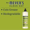 MRS. MEYER’S CLEANDAY Liquid Dish Soap, Biodegradable Formula, Lemon Verbena, 16 fl. oz