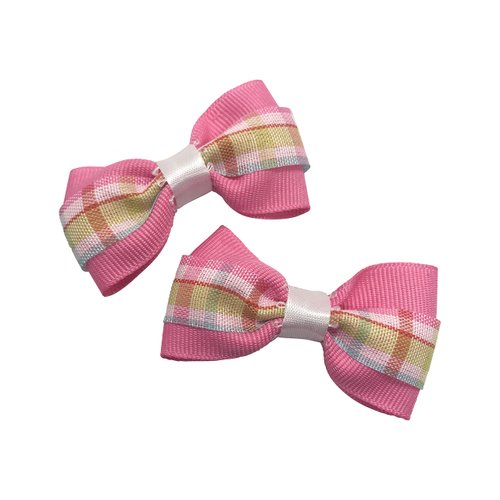 Easter Spring Girls Hair Bow Set, Little Girl Bows, Pigtail Hair Bows, Toddler Hair Bows,